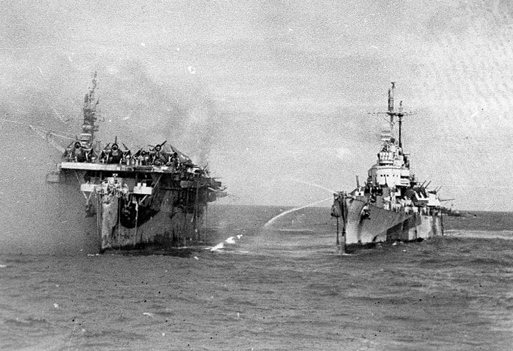 Photo #: 80-G-281660-2  Battle of Leyte Gulf, October 1944