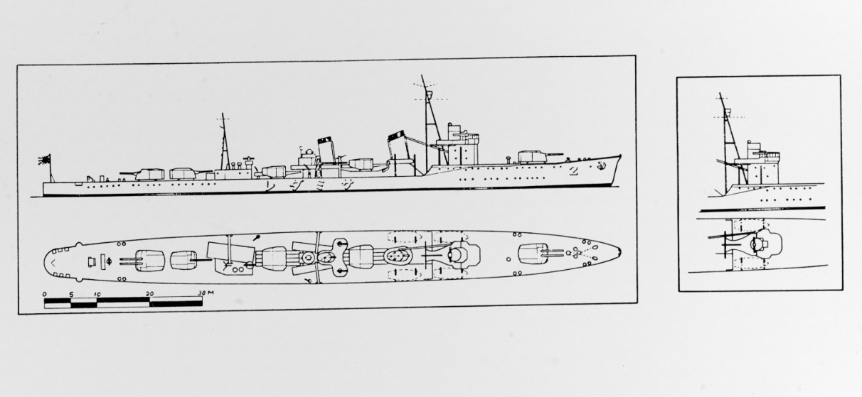 SAMIDARE (Japanese destroyer, 1935-1944)