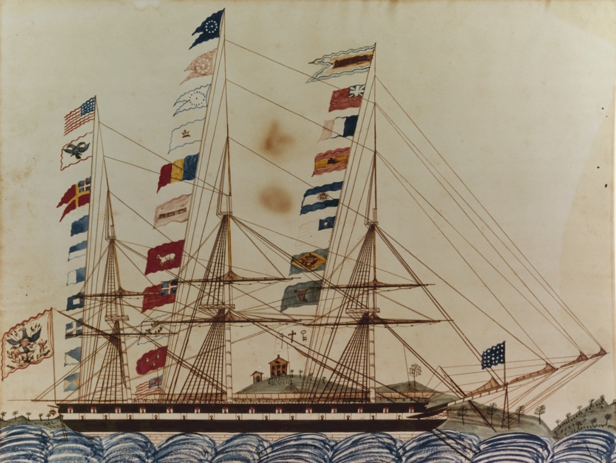 <p>USS COLUMBIA (1836-61)</p>