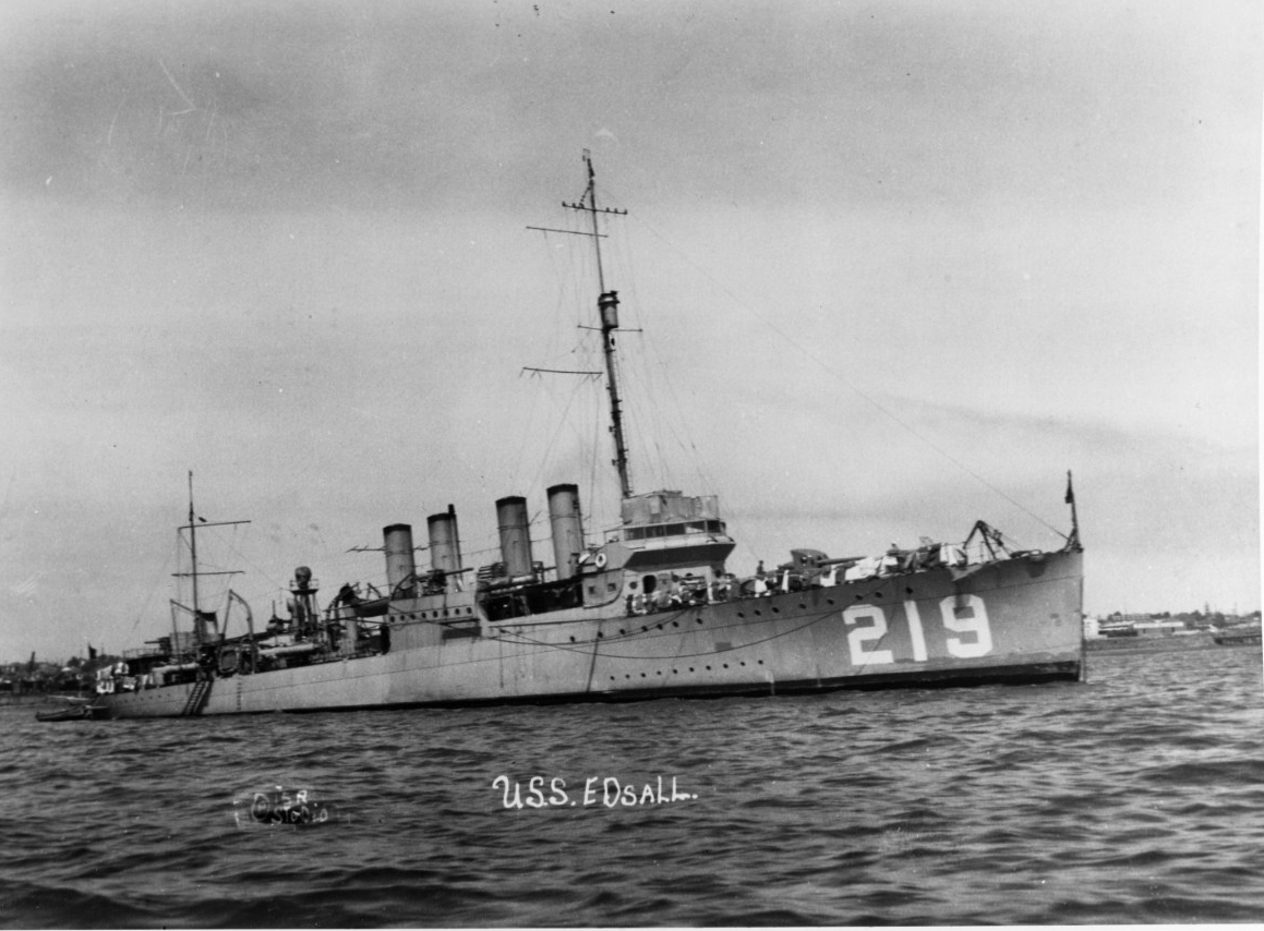 USS EDSALL (DD-219), 1920-42