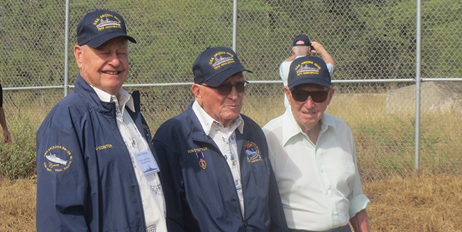 photo of USS Arizona survivors taken in 2016