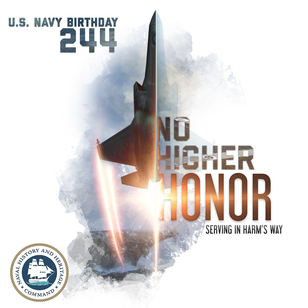 2019 Navy Birthday Graphic Square Air