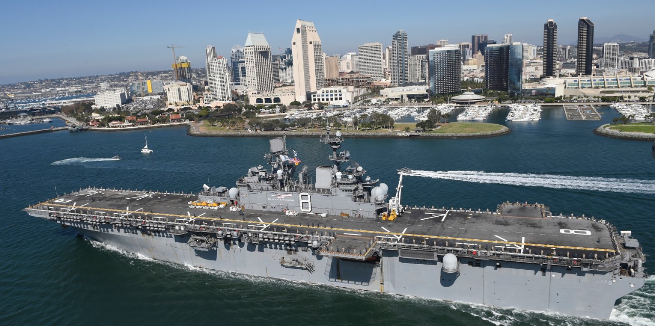 Makin Island Departs San Diego on Deployment
