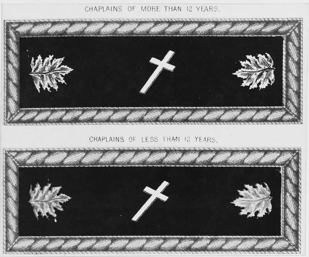 Chaplain Insignia. 1 December 1866