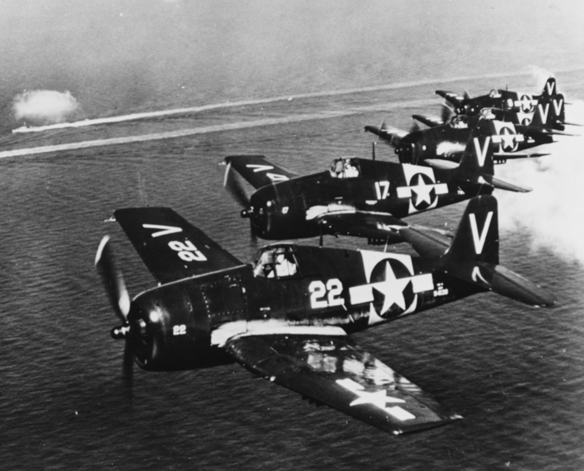 F6F "Hellcat" fighters
