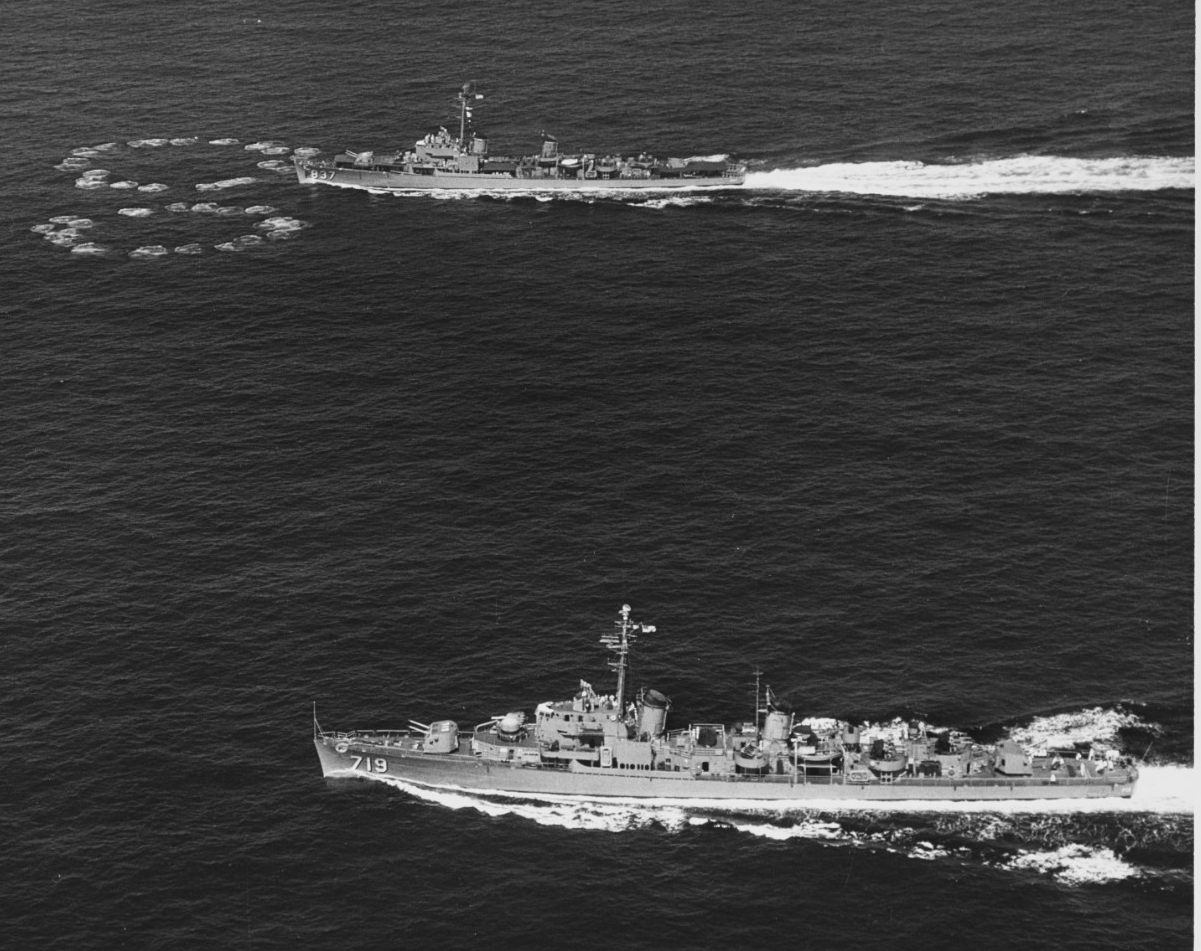 USS Epperson (DDE-719) and USS Sarsfield (DD-837)