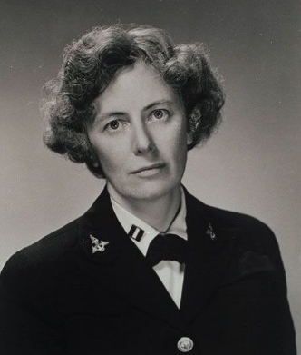 Photo of Elizabeth Reynard in WAVES uniform