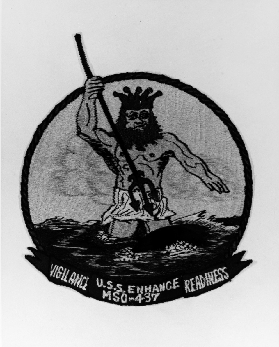 Insignia: USS ENHANCE (MSO-437)