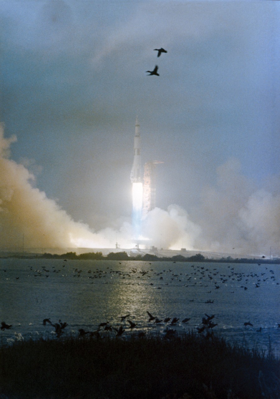 The Apollo 12 Launch at Kennedy Space Center, Florida