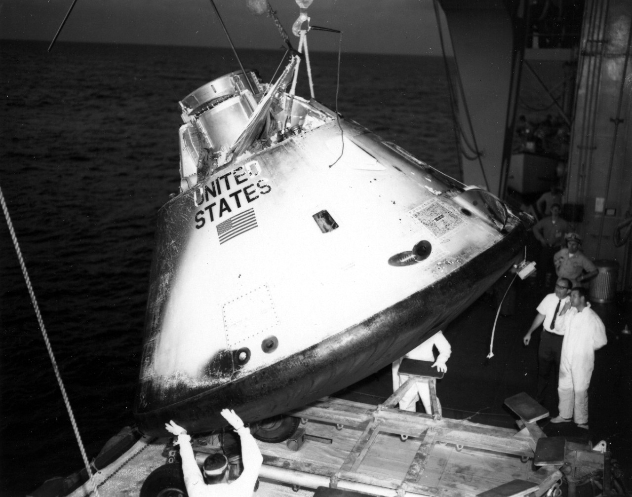 Photographs from USS Boxer's recovery of Gemini 8 and the Shellback Ceremony when crossing the equator.