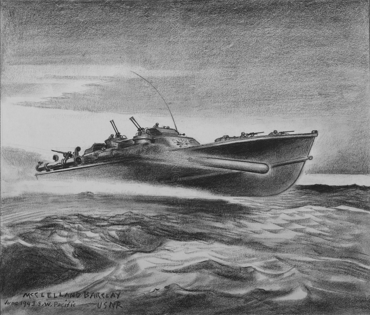 Torpedo Boat 14 Firing