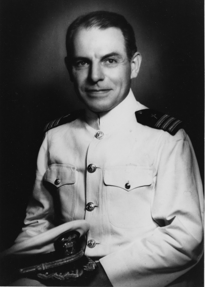 An undated photo of George Snavely Rentz Commander, CHC, USN 