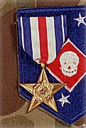 Silver Star Medal awarded to Lieutenant Cornelius E. McMullen