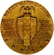 Reverse of Fraser's Victory Medal
