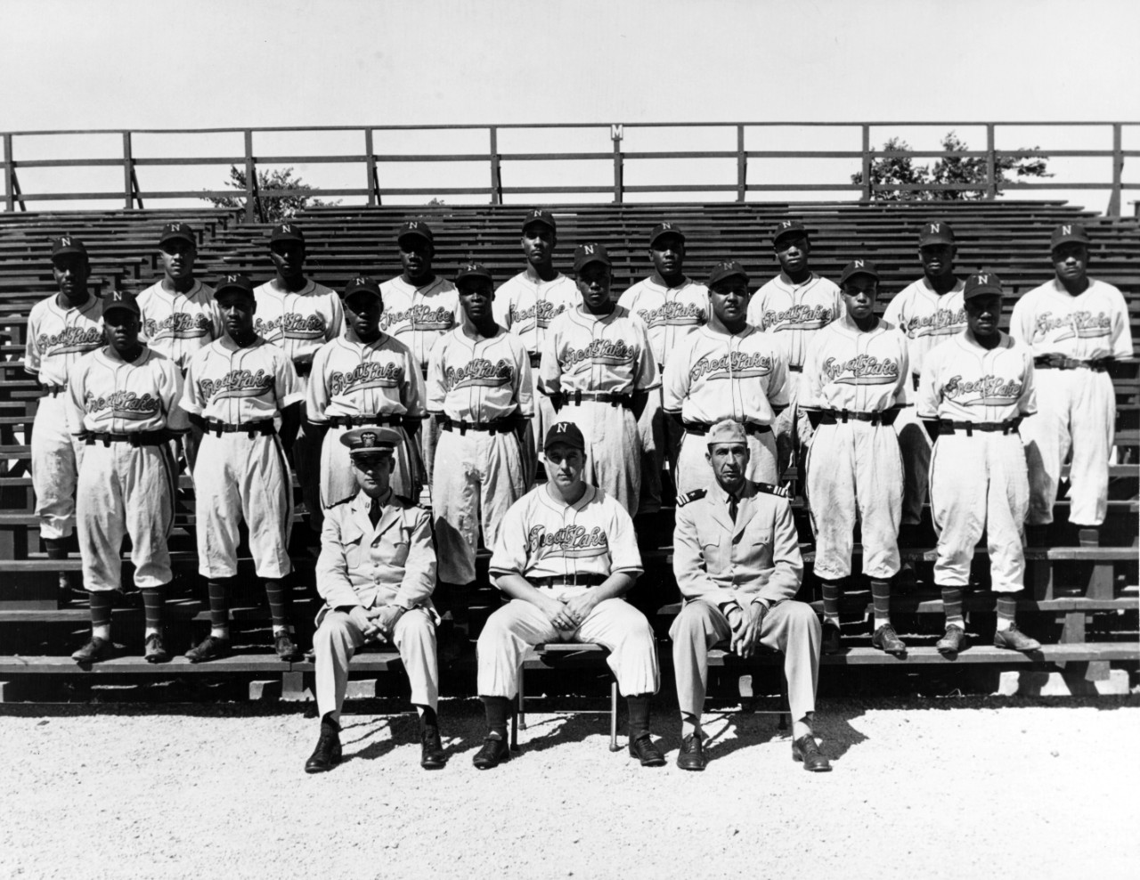 Great Lakes African Americans varsity baseball team, 1944