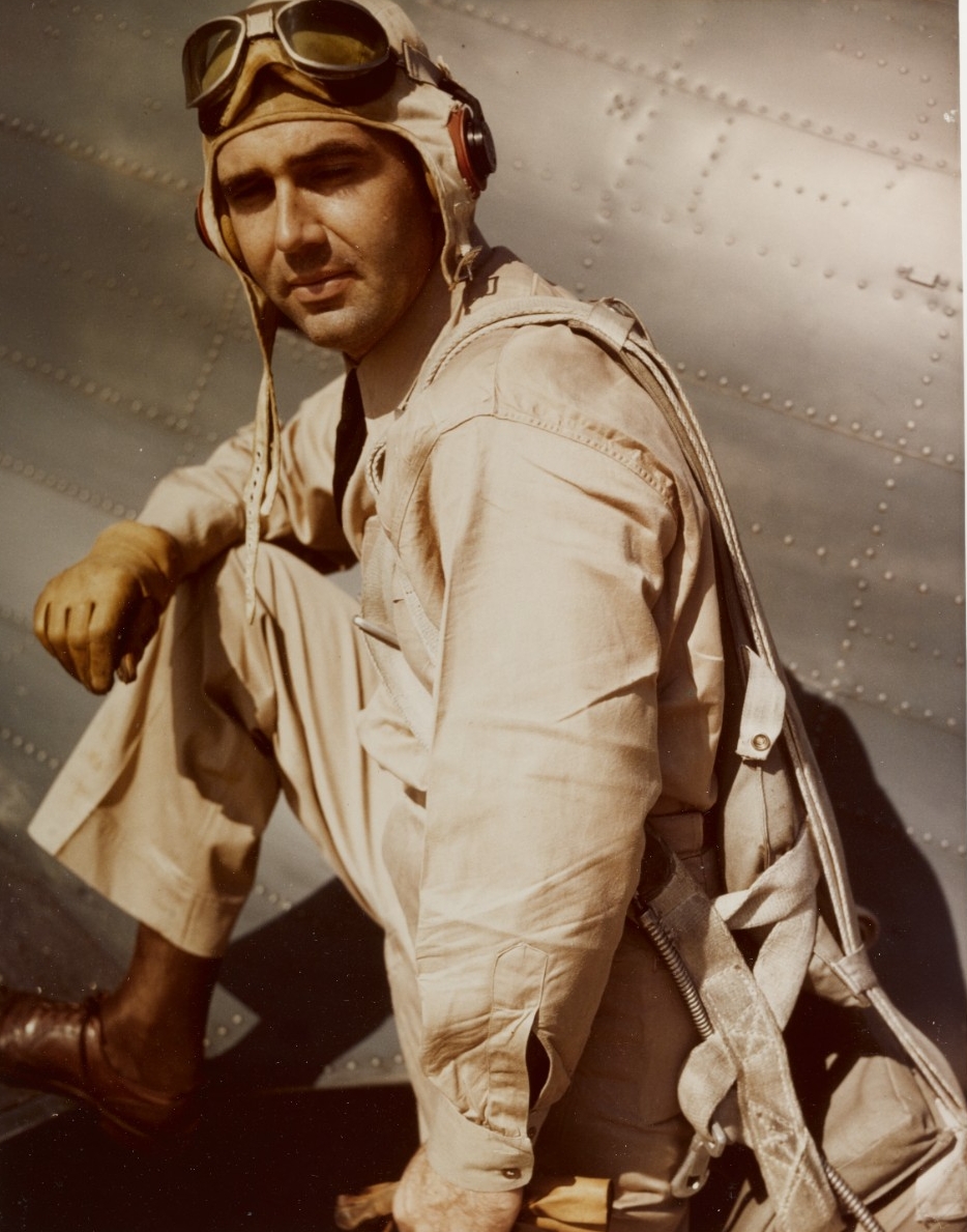 Photo #: 80-G-K-13830 (Color) Lieutenant Edward H. "Butch" O'Hare, USN
