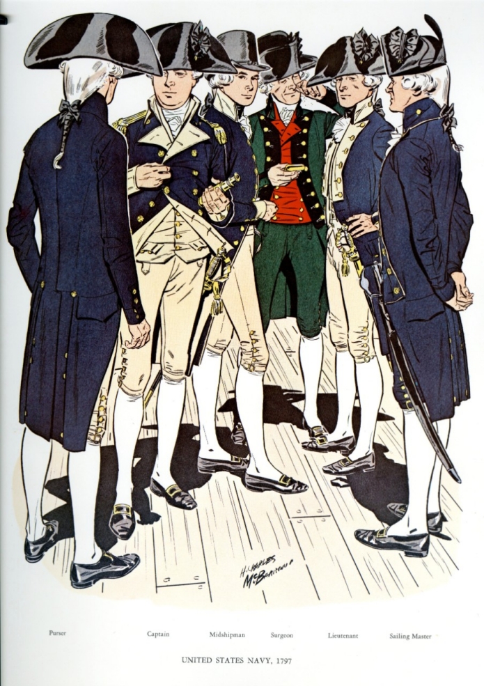 Uniforms of the U.S. Navy 1797