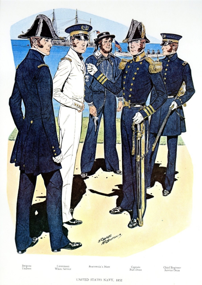 Uniforms of the U.S. Navy 1852