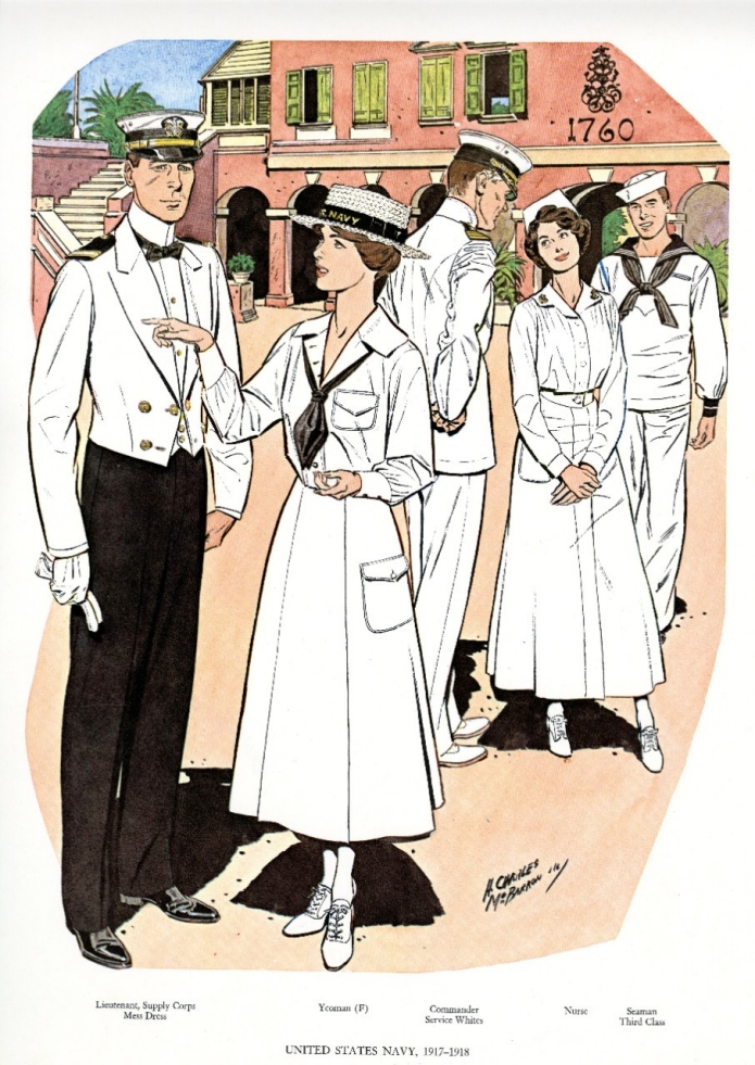U.S. Navy Nurse Uniforms 1917-1918