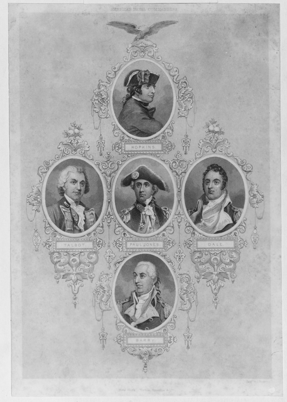 Photo #: NH 316 American Naval Commanders of the Revolutionary War Era