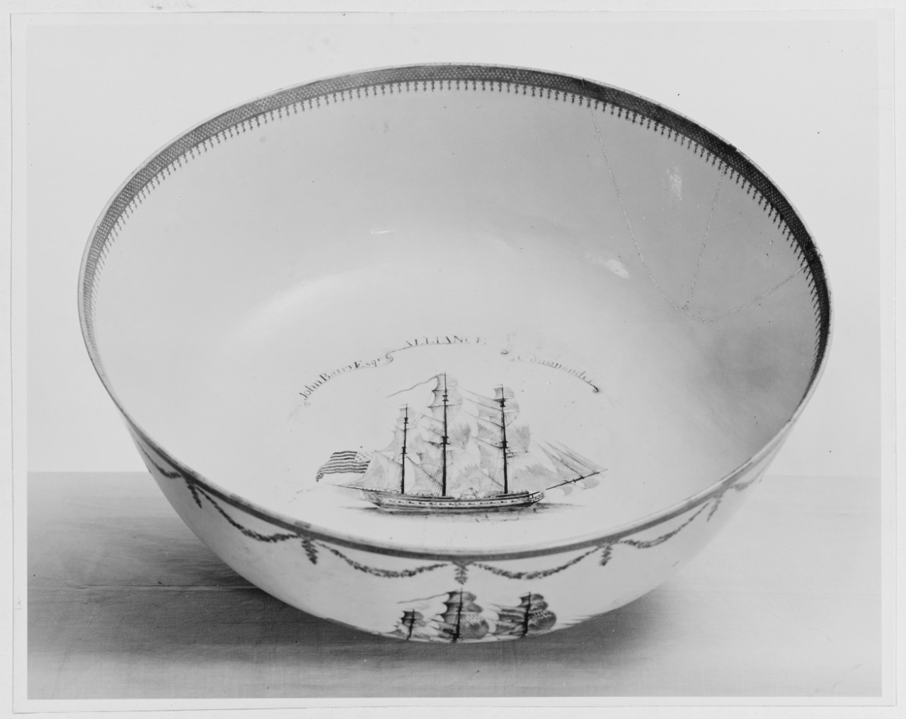 Captain John Barry's Oriental Lowestoft Punch Bowl