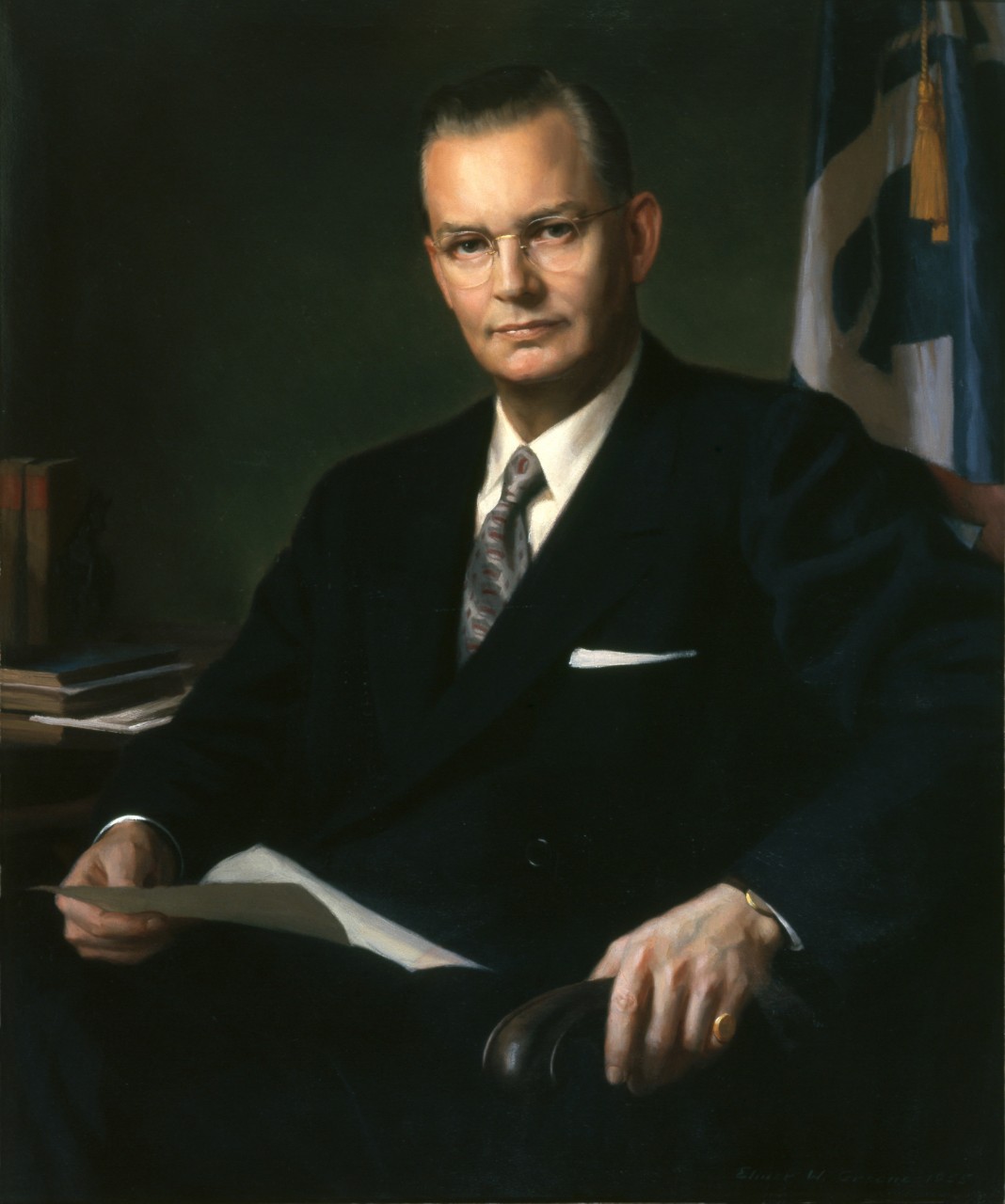 Secretary of the Navy Robert B. Anderson