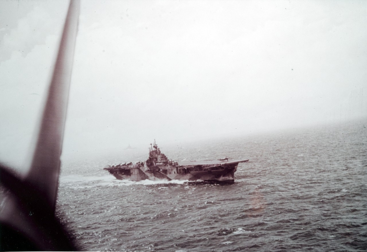USS Intrepid (CV-11) during the Battle of Sibuyan Sea