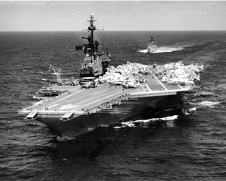 USS Midway (CVA-41) underway