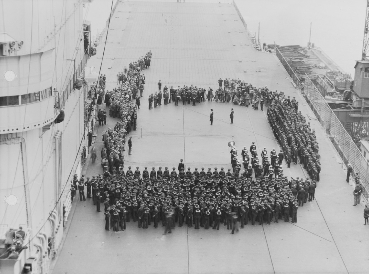 USS Saratoga (CV-3) commissioning ceremony