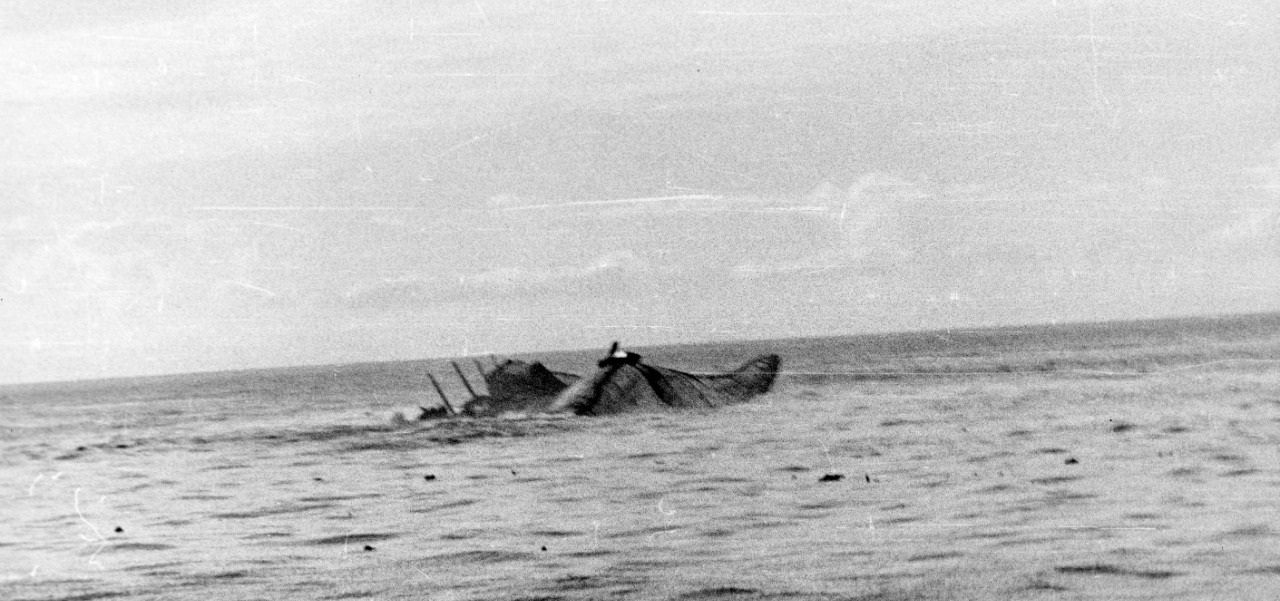 USS Yorktown (CV-5) sunk