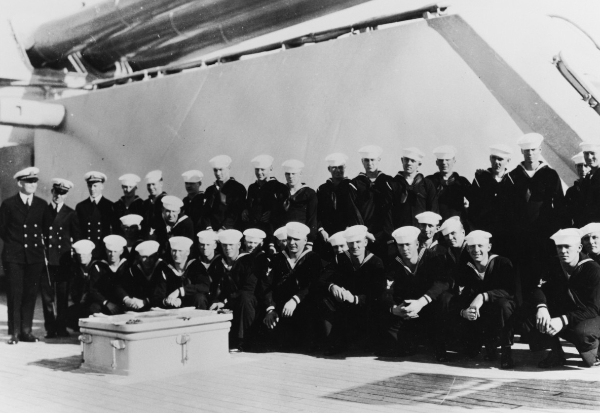USS Arizona (BB-39) crew of Turret Four