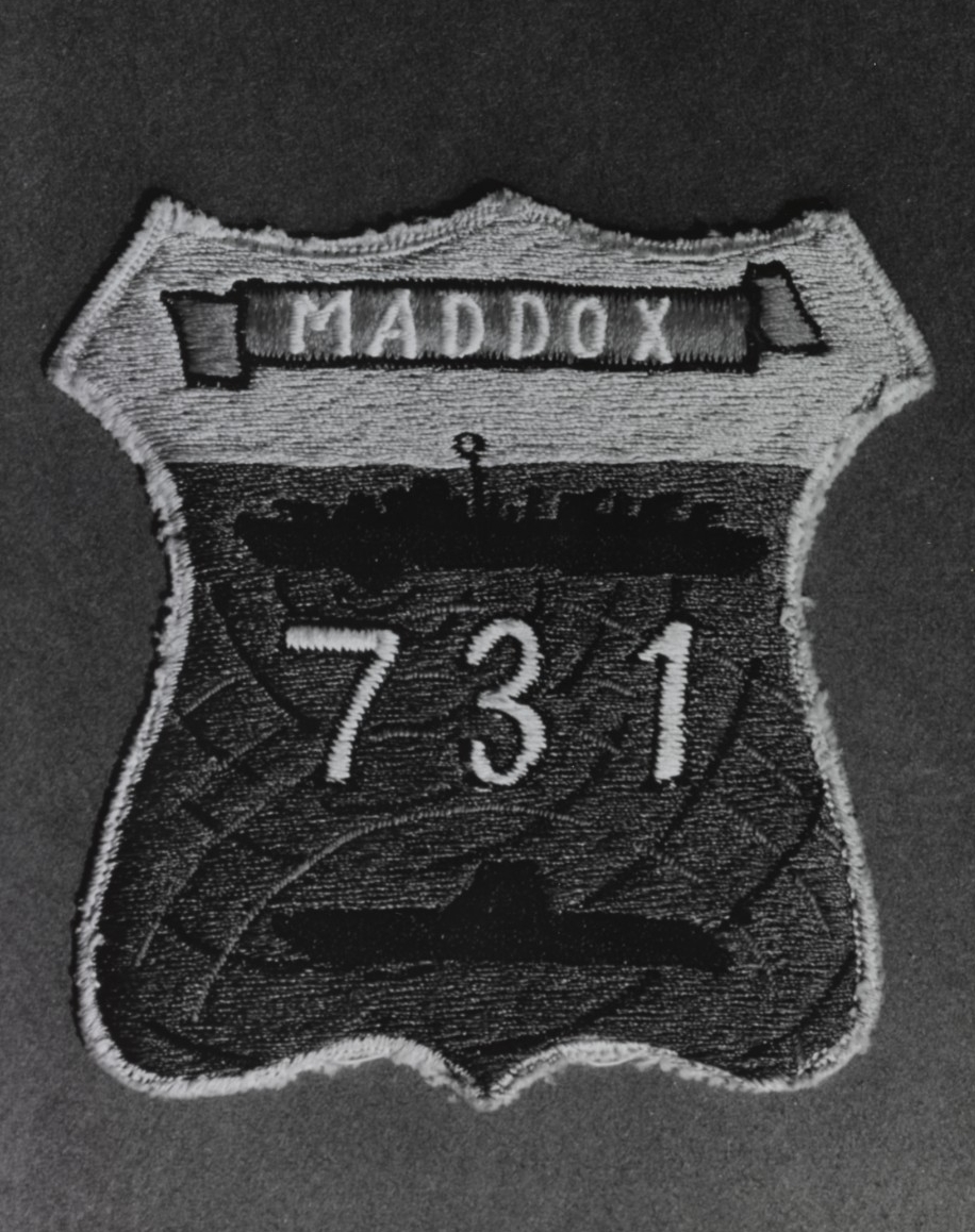 USS Maddox (DD-731) jacket patch
