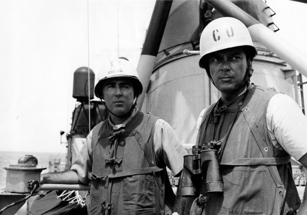 Captain John J. Herrick and Commander Herbert L. Ogier 