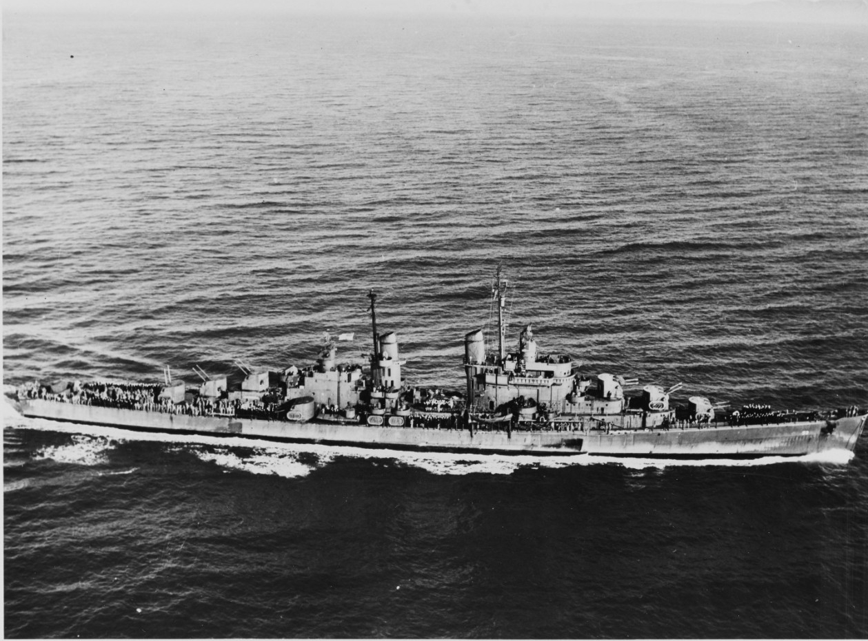 USS San Diego (CL-53) underway