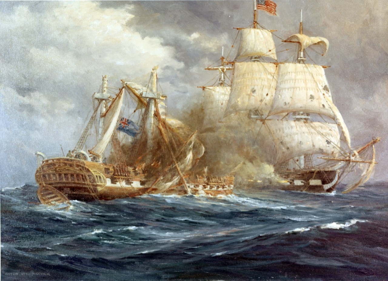 Action between USS Constitution and HMS Guerriere, 19 August 1812
