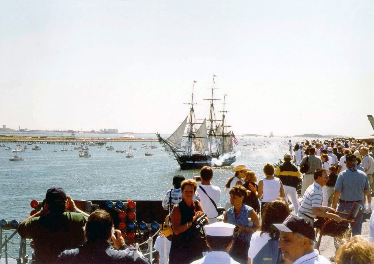 Constitution during “Sail for Boston 00”