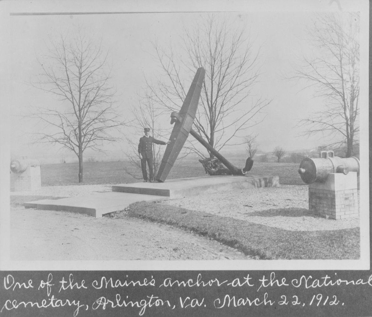 Monument in Memory of MAINE Disaster, Arlington National Cemetery, March 22, 1912