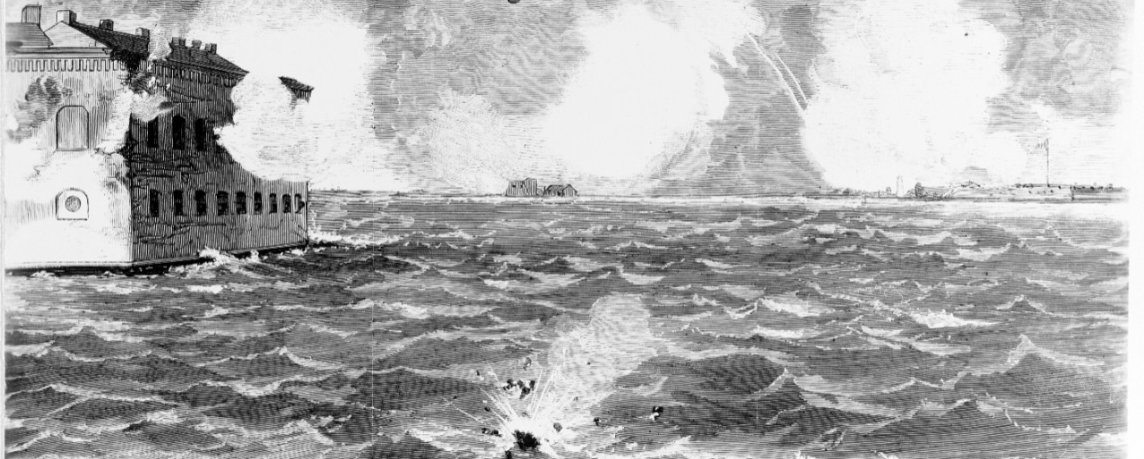 <p>Bombardment of Fort Sumter, Charleston Harbor</p>