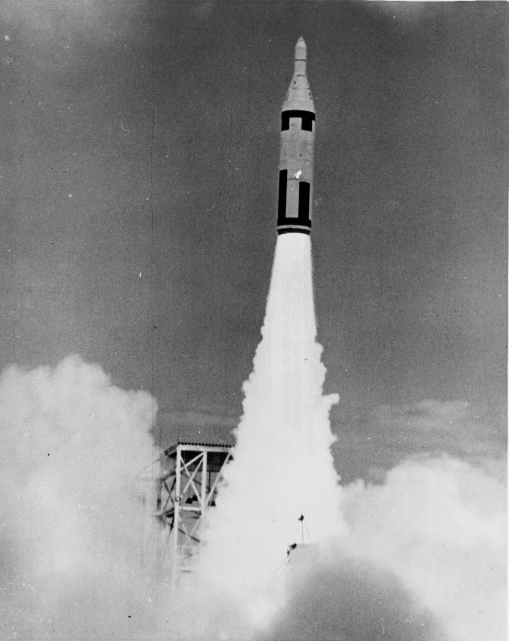 Polaris missile launching
