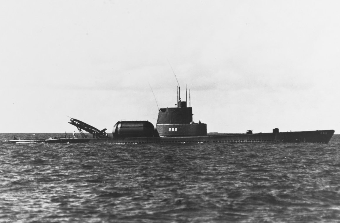 Submarine Tunney surfaced.