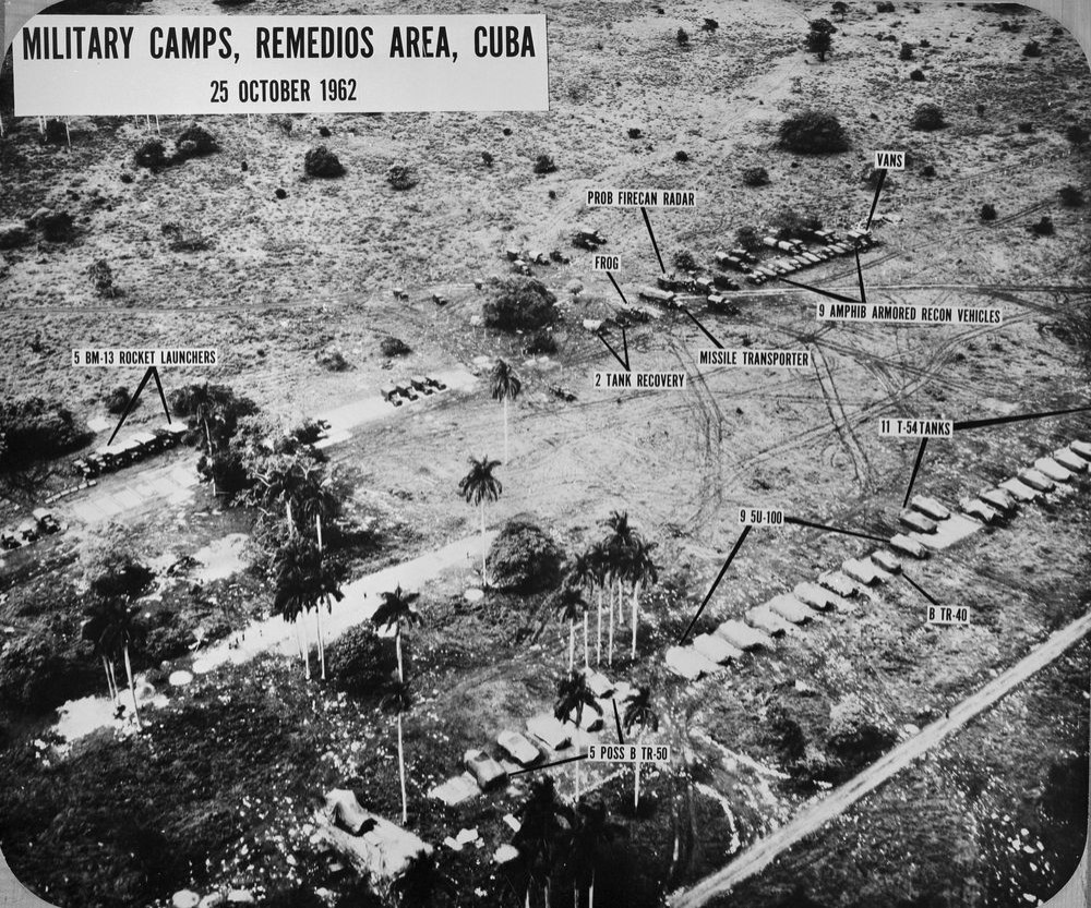 Cuban Missile Crisis reconnaissance photograph