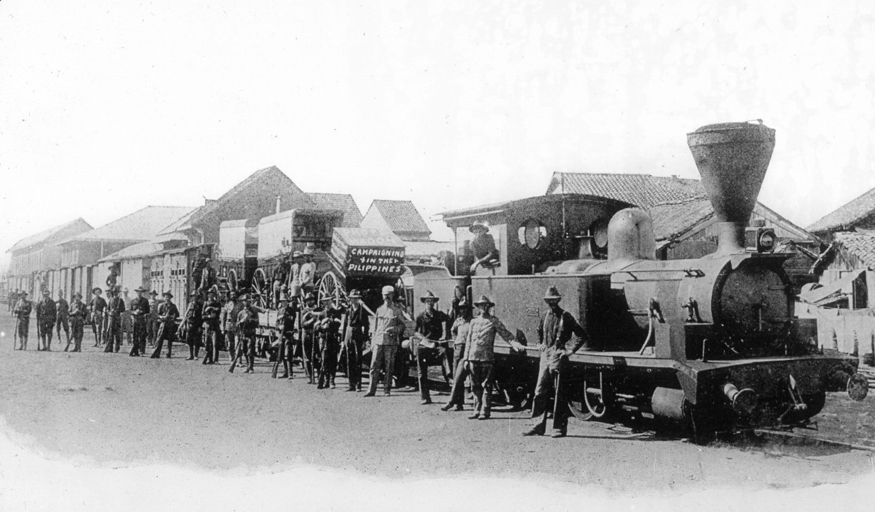 Train captured at the Battle of Caloocan