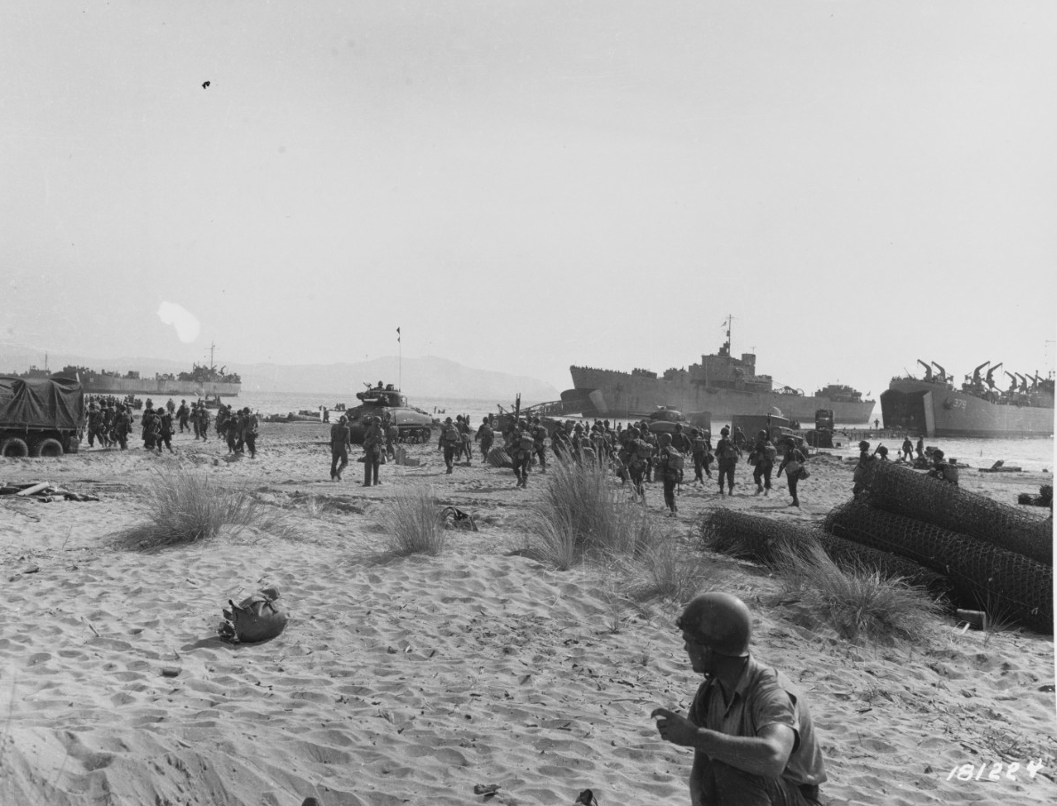 Salerno Invasion, September 1943.