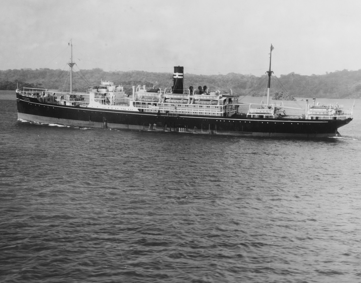 Japanese ship: MONTEVIDEO MARU, December 25, 1937