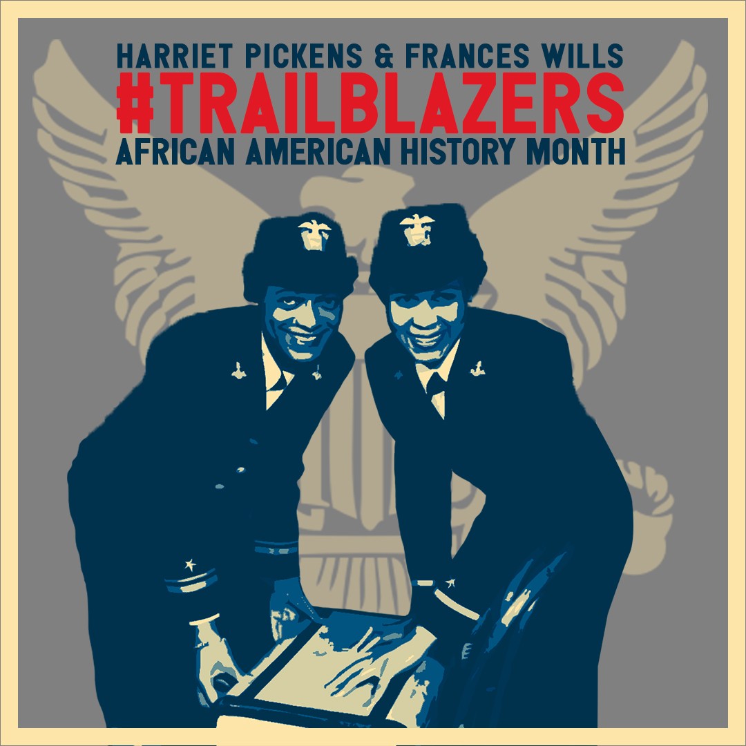 Graphic of Harriet Pickens and Frances Wills