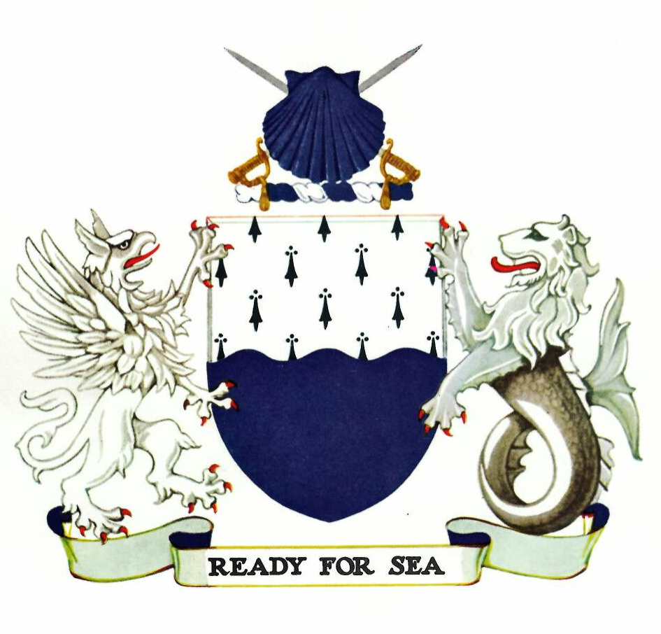 <p>The Coat of Arms of the Navy Supply Corps</p>