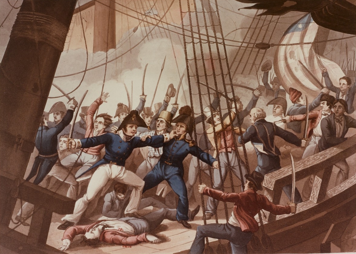 Engagement between frigate Chesapeake and HMS Shannon, 1 June 1813
