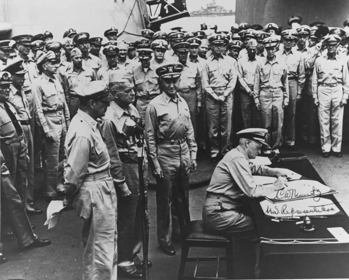 Surrender of Japan, Tokyo Bay, 2 September 1945