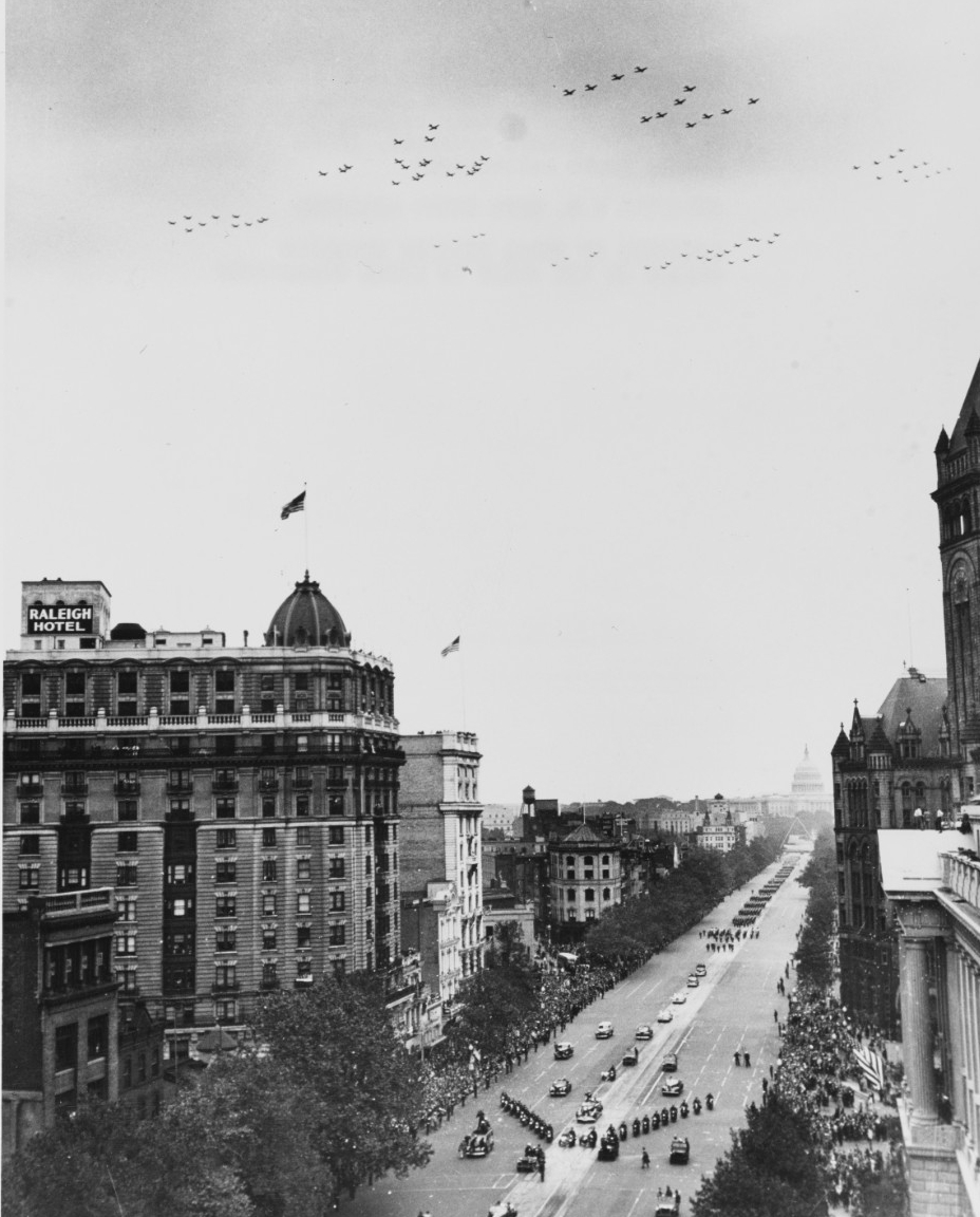 View of Nimitz Parade in Washington, DC