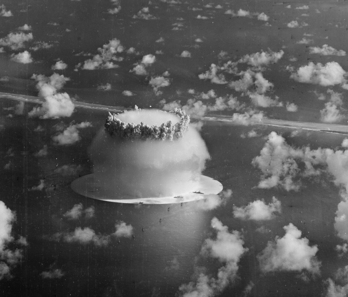 Atomic bomb blast Baker